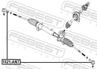 FEBEST Tie Rod End (1821-ANT)
