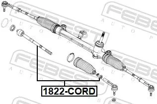 FEBEST Inner Tie Rod (1822-CORD)