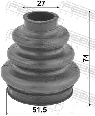 FEBEST Bellow Kit, drive shaft (1917-X1R)