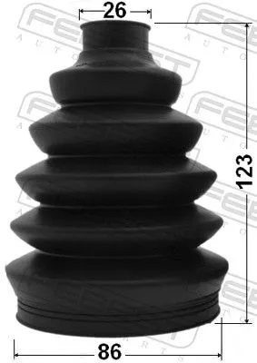 FEBEST Bellow Kit, drive shaft (1917P-E70)