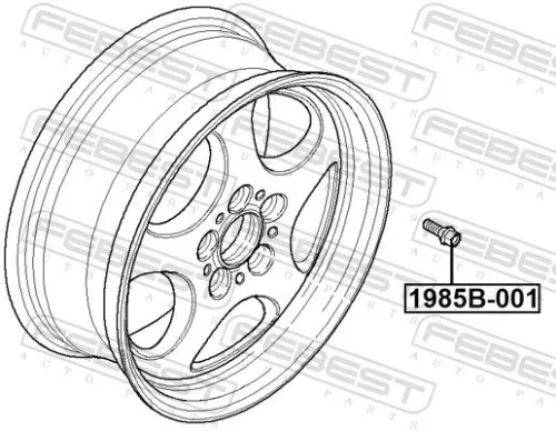 FEBEST Wheel Stud (1985B-001)