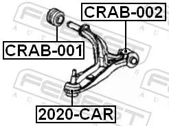 FEBEST Ball Joint (2020-CAR)