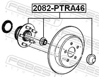 FEBEST Wheel Hub (2082-PTRA46)