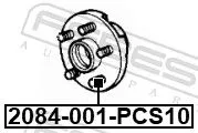 FEBEST Wheel Stud (2084-001-PCS10)