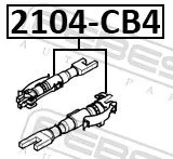 FEBEST Adjuster, drum brake (2104-CB4)