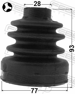 FEBEST Bellow, drive shaft (2115-FOCIIMTT)