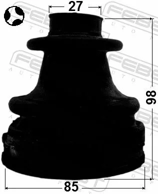 FEBEST Bellow, drive shaft (2115-GEMTT)