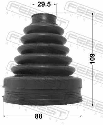 FEBEST Bellow Kit, drive shaft (2115-TT9T)