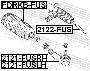 FEBEST Tie Rod End (2121-FUSLH)