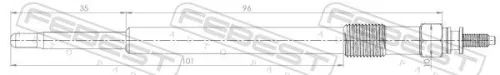 FEBEST Glow Plug (21642-001)