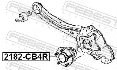 FEBEST Wheel Hub (2182-CB4R)