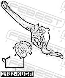 FEBEST Wheel Hub (2182-KUGR)