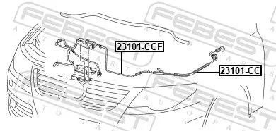 FEBEST Bonnet Cable (23101-CCF)