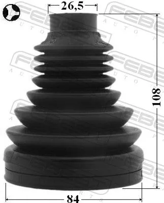 FEBEST Bellow Kit, drive shaft (2315-TATT)