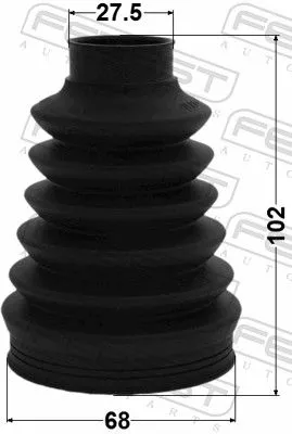 FEBEST Bellow Kit, drive shaft (2315P-TMT)