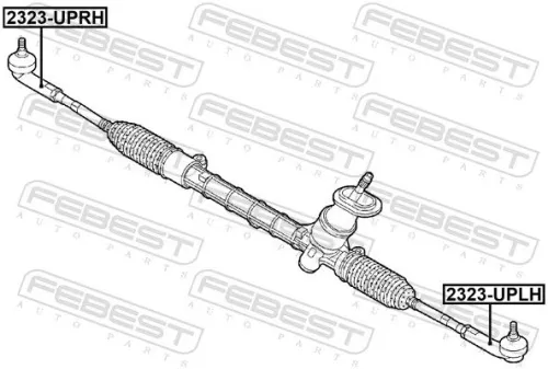 FEBEST Tie Rod End (2323-UPLH)