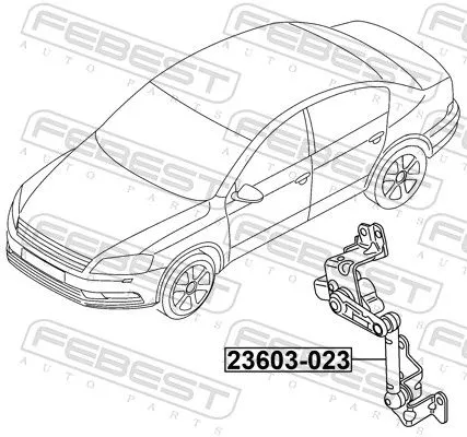FEBEST Sensor, headlight levelling (23603-023)