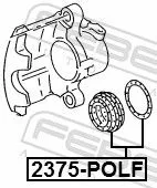 FEBEST Repair Kit, brake caliper (2375-POLF)