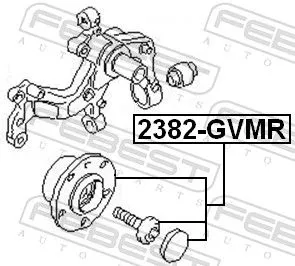 FEBEST Wheel Hub (2382-GVMR)