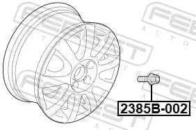 FEBEST Wheel Stud (2385B-002)