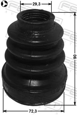 FEBEST Bellow, drive shaft (2415-KANIIT)