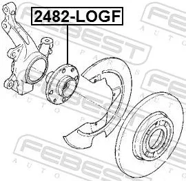 FEBEST Wheel Hub (2482-LOGF)