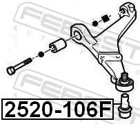 FEBEST Ball Joint (2520-106F)
