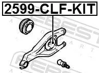 FEBEST Repair Kit, clutch slave cylinder (2599-CLF-KIT)