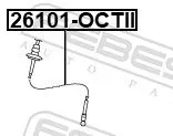 FEBEST Bonnet Cable (26101-OCTII)