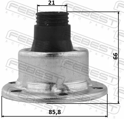 FEBEST Bellow, drive shaft (2715-XC90)