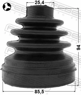 FEBEST Bellow Kit, drive shaft (2915-DIIIT)