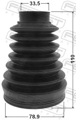 FEBEST Bellow Kit, drive shaft (2915P-RRIIIR)