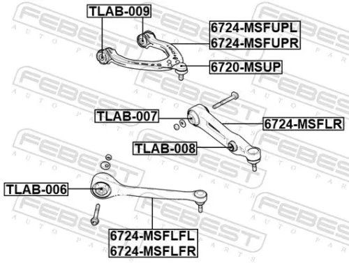 FEBEST Ball Joint (6720-MSUP)