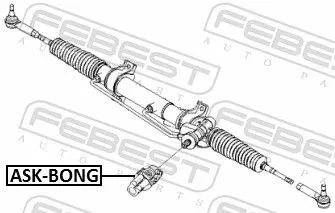 FEBEST Steering Shaft (ASK-BONG)