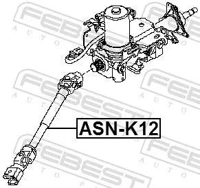 FEBEST Steering Shaft (ASN-K12)