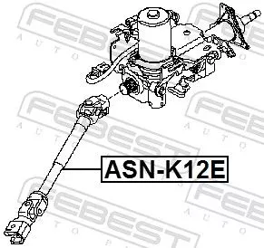 FEBEST Steering Shaft (ASN-K12E)