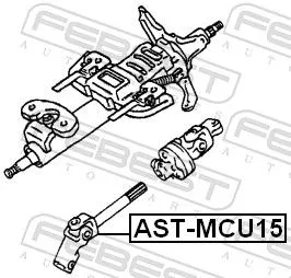 FEBEST Steering Shaft (AST-MCU15)