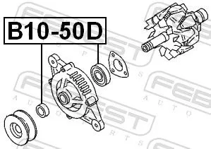 FEBEST Bearing (B10-50D)