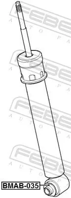 FEBEST Bush, shock absorber (BMAB-035)