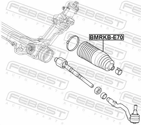 FEBEST Bellow, steering (BMRKB-E70)