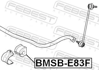 FEBEST Mounting, stabiliser bar (BMSB-E83F)