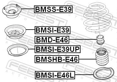 FEBEST Spring Seat (BMSI-E46L)