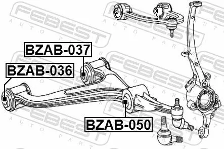 FEBEST Mounting, control/trailing arm (BZAB-050)