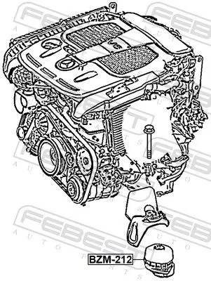 FEBEST Mounting, engine (BZM-212)