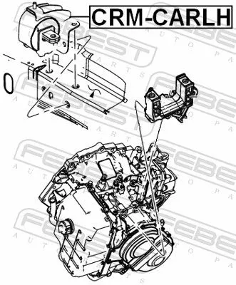 FEBEST Mounting, engine (CRM-CARLH)
