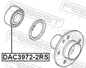 FEBEST Wheel Bearing (DAC3972-2RS)