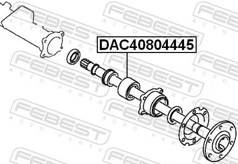 FEBEST Wheel Bearing (DAC40804445)