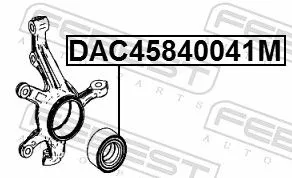 FEBEST Wheel Bearing (DAC45840041M)