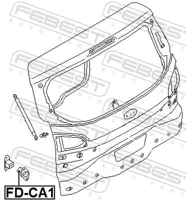 FEBEST Bumper (FD-CA1)