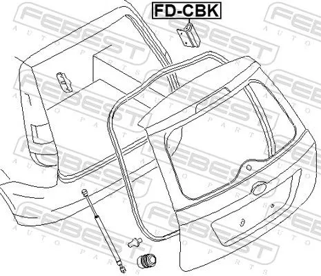 FEBEST Bumper (FD-CBK)
